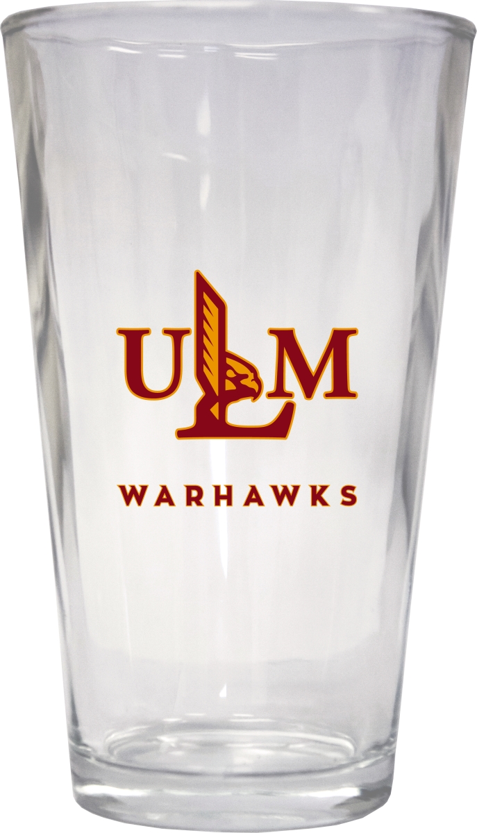 Picture of R & R Imports PNT2-C-LAM19 16 oz University of Louisiana Monroe Pint Glass - Pack of 2
