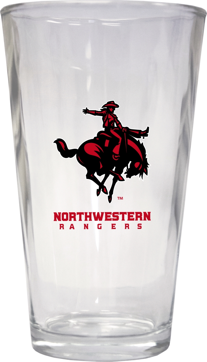 Picture of R & R Imports PNT2-C-NWOK19 16 oz Northwestern Oklahoma State University Pint Glass - Pack of 2