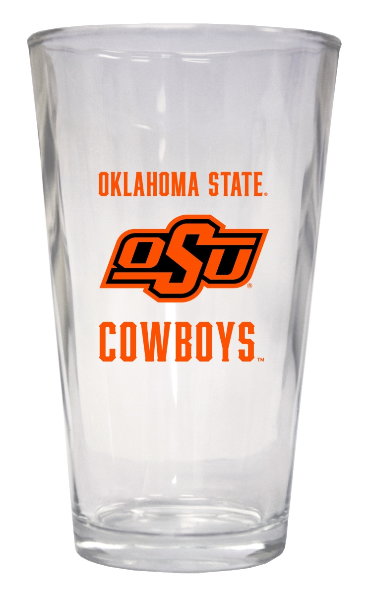Picture of R & R Imports PNT2-C-OKS19 16 oz Oklahoma State Cowboys Pint Glass - Pack of 2