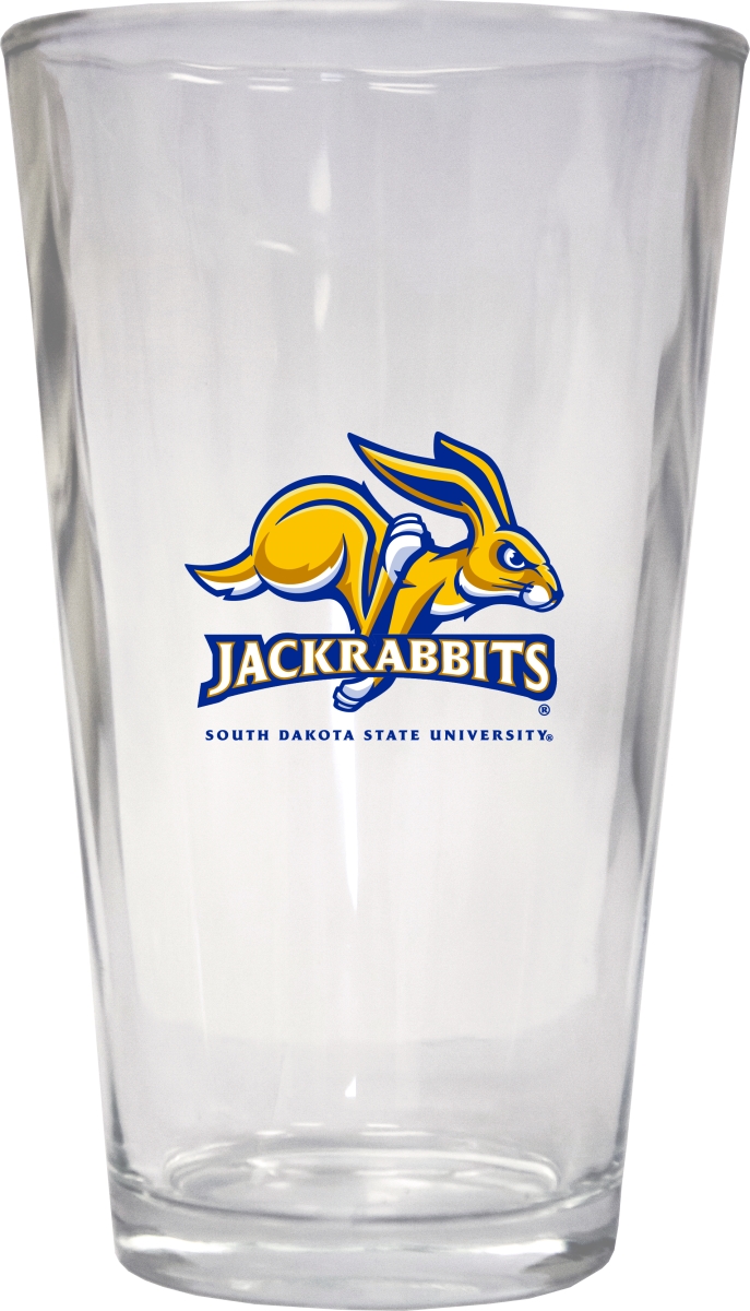 Picture of R & R Imports PNT2-C-SDS19 16 oz South Dakota State Jackrabbits Pint Glass - Pack of 2