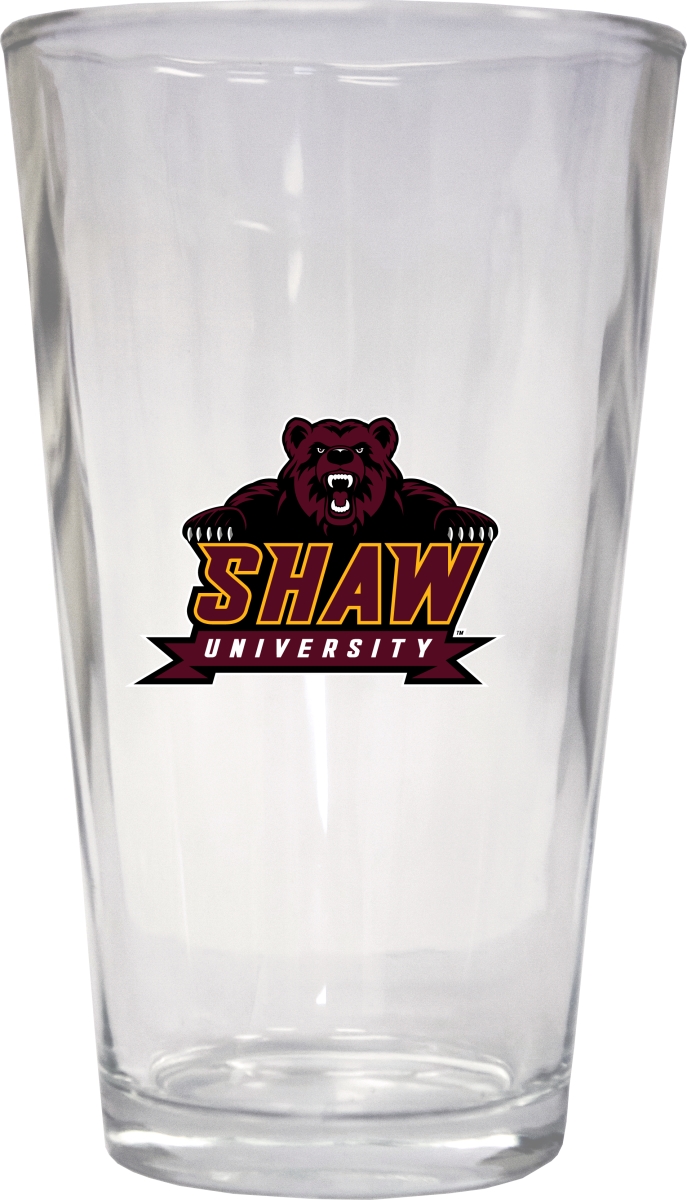 Picture of R & R Imports PNT2-C-SHAW19 16 oz Shaw University Bears Pint Glass - Pack of 2