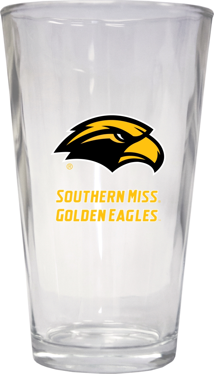 Picture of R & R Imports PNT2-C-SMS19 16 oz Southern Mississippi Golden Eagles Pint Glass - Pack of 2