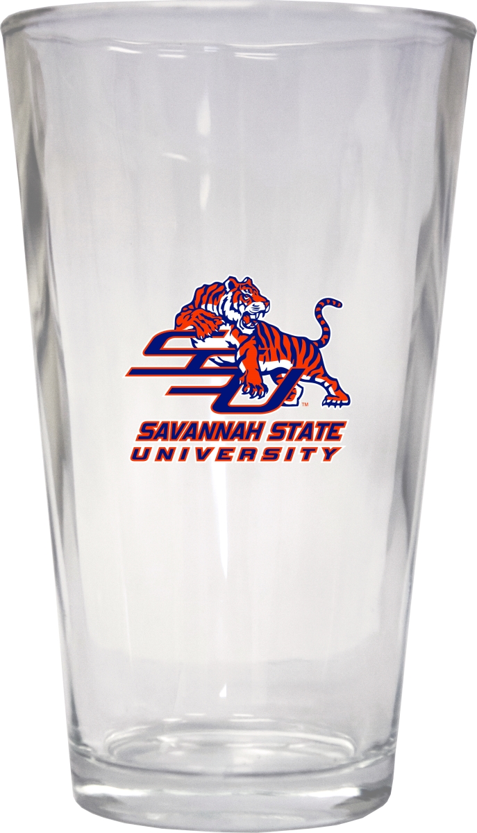 Picture of R & R Imports PNT2-C-SSU19 16 oz Savannah State University Pint Glass - Pack of 2