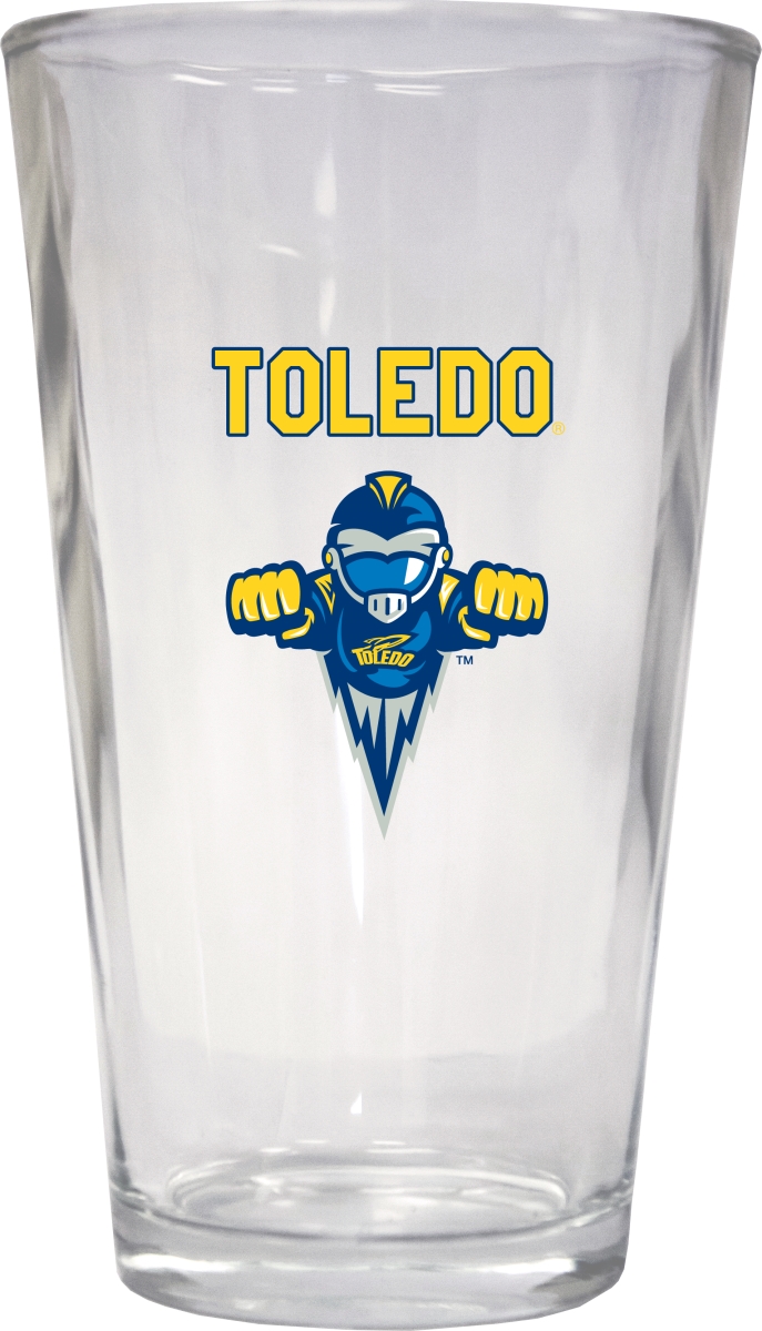 Picture of R & R Imports PNT2-C-TOL19 16 oz Toledo Rockets Pint Glass - Pack of 2