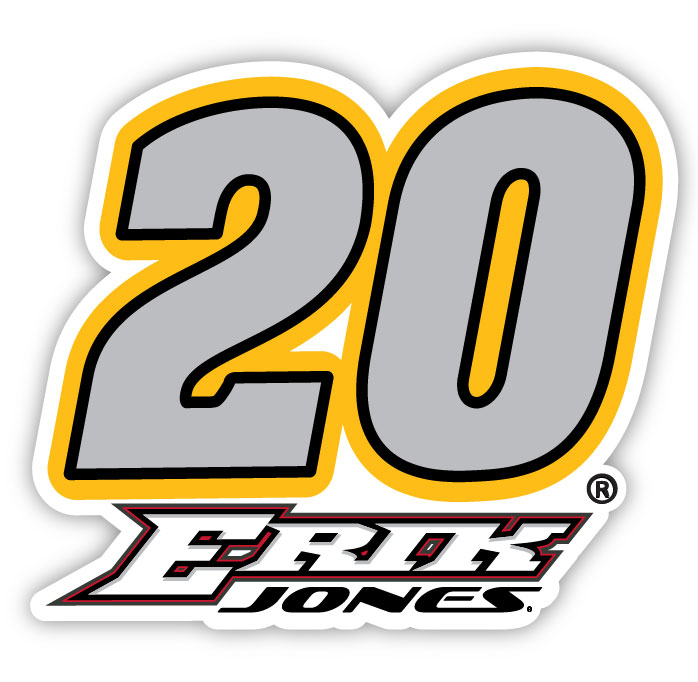 Picture of R & R Imports CST4-A-N-EJ20 Erik Jones No.20 Acrylic Coaster - Pack of 4