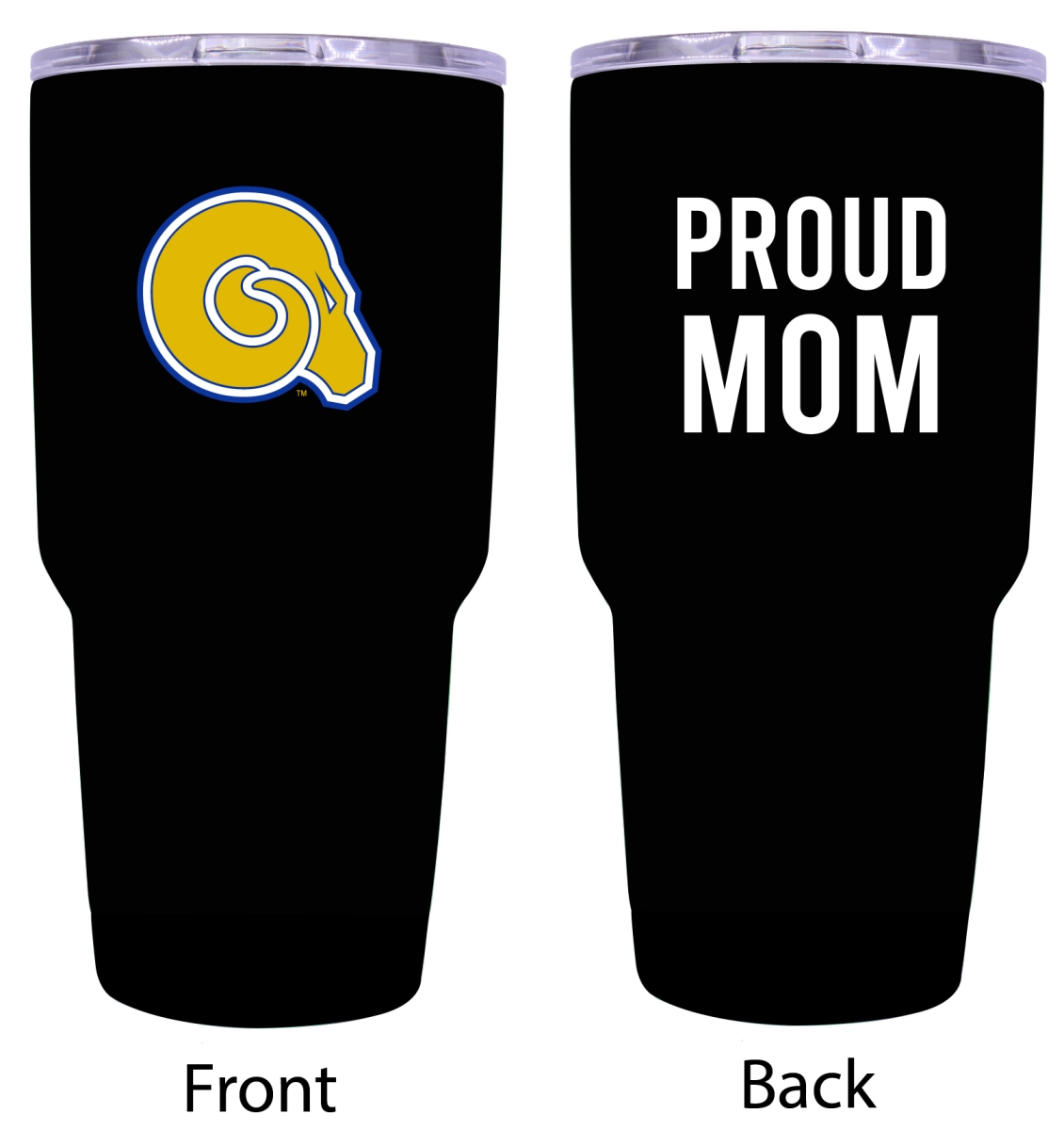 Picture of R & R Imports ITB-C-ALB20 MOM Albany State University Proud Mom 20 oz Insulated Stainless Steel Tumblers