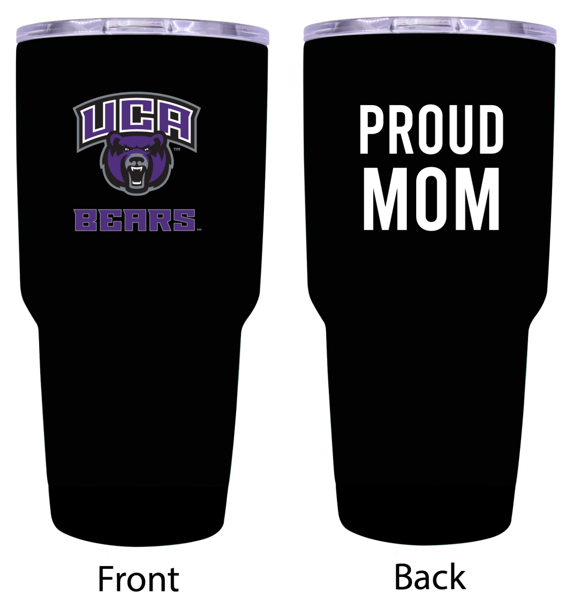 Picture of R & R Imports ITB-C-ARC20 MOM Central Arkansas Bears Proud Mom 20 oz Insulated Stainless Steel Tumblers