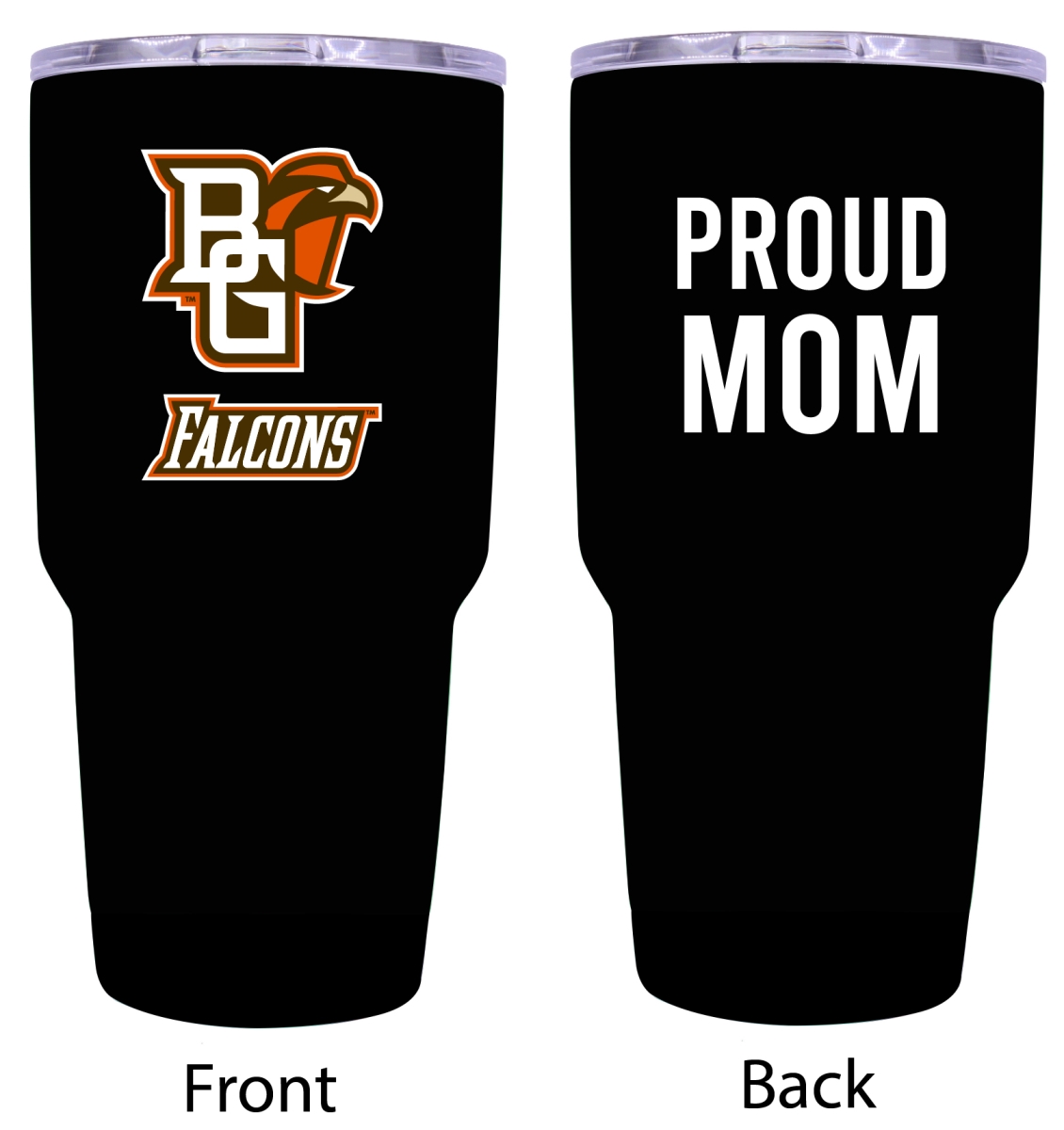 Picture of R & R Imports ITB-C-BGU20 MOM Bowling Green Falcons Proud Mom 20 oz Insulated Stainless Steel Tumblers