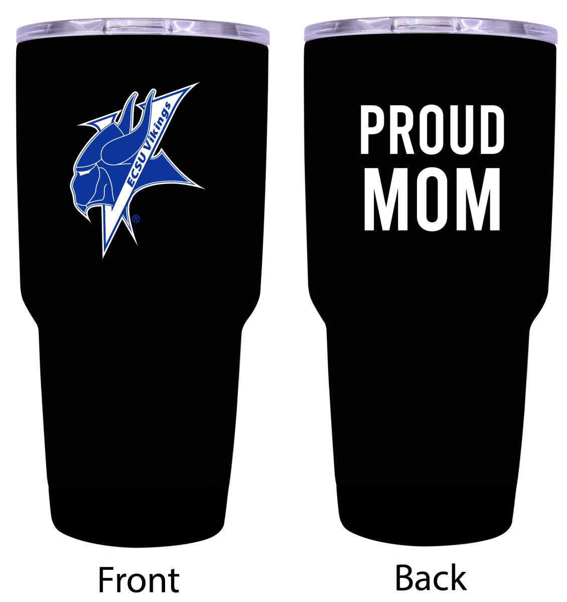 Picture of R & R Imports ITB-C-ELIZ20 MOM Elizabeth City State University Proud Mom 20 oz Insulated Stainless Steel Tumblers