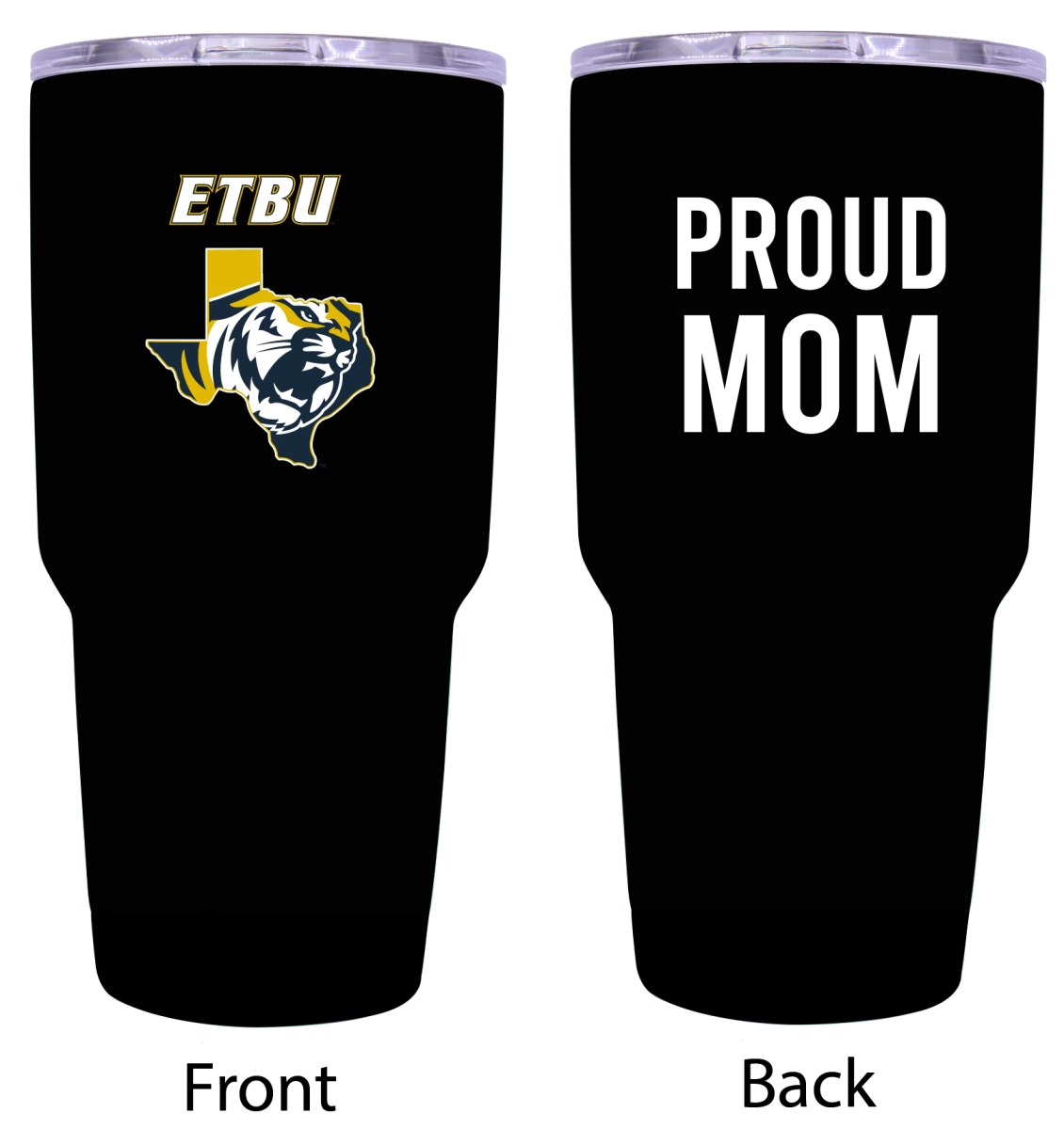 Picture of R & R Imports ITB-C-ETXB20 MOM East Texas Baptist University Proud Mom 20 oz Insulated Stainless Steel Tumblers