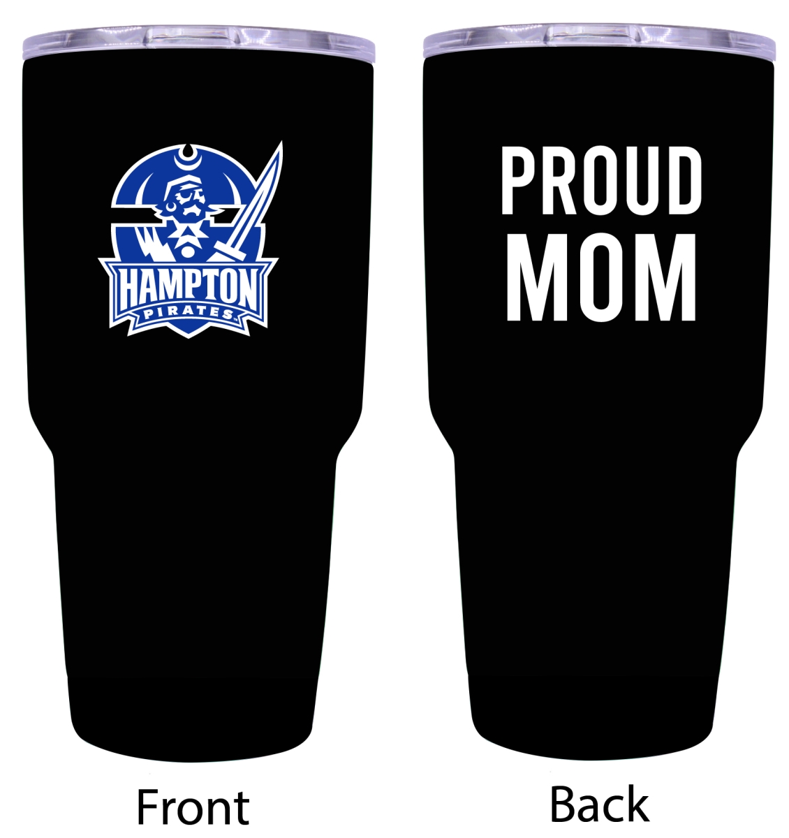 Picture of R & R Imports ITB-C-HAMP20 MOM Hampton University Proud Mom 20 oz Insulated Stainless Steel Tumblers