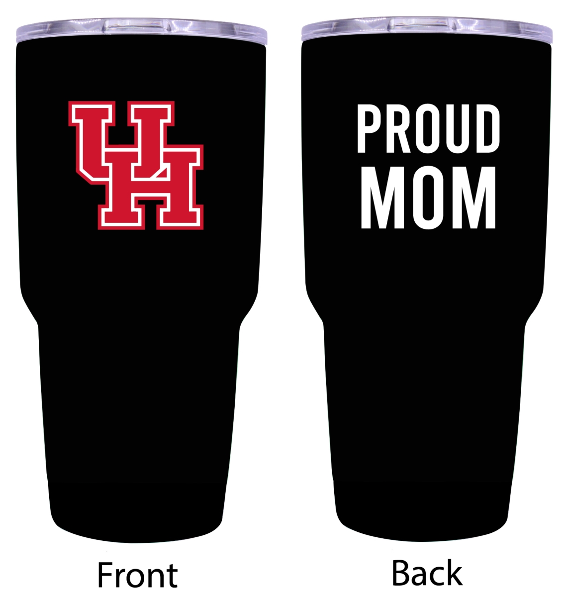 Picture of R & R Imports ITB-C-HOUS20 MOM University of Houston Proud Mom 20 oz Insulated Stainless Steel Tumblers
