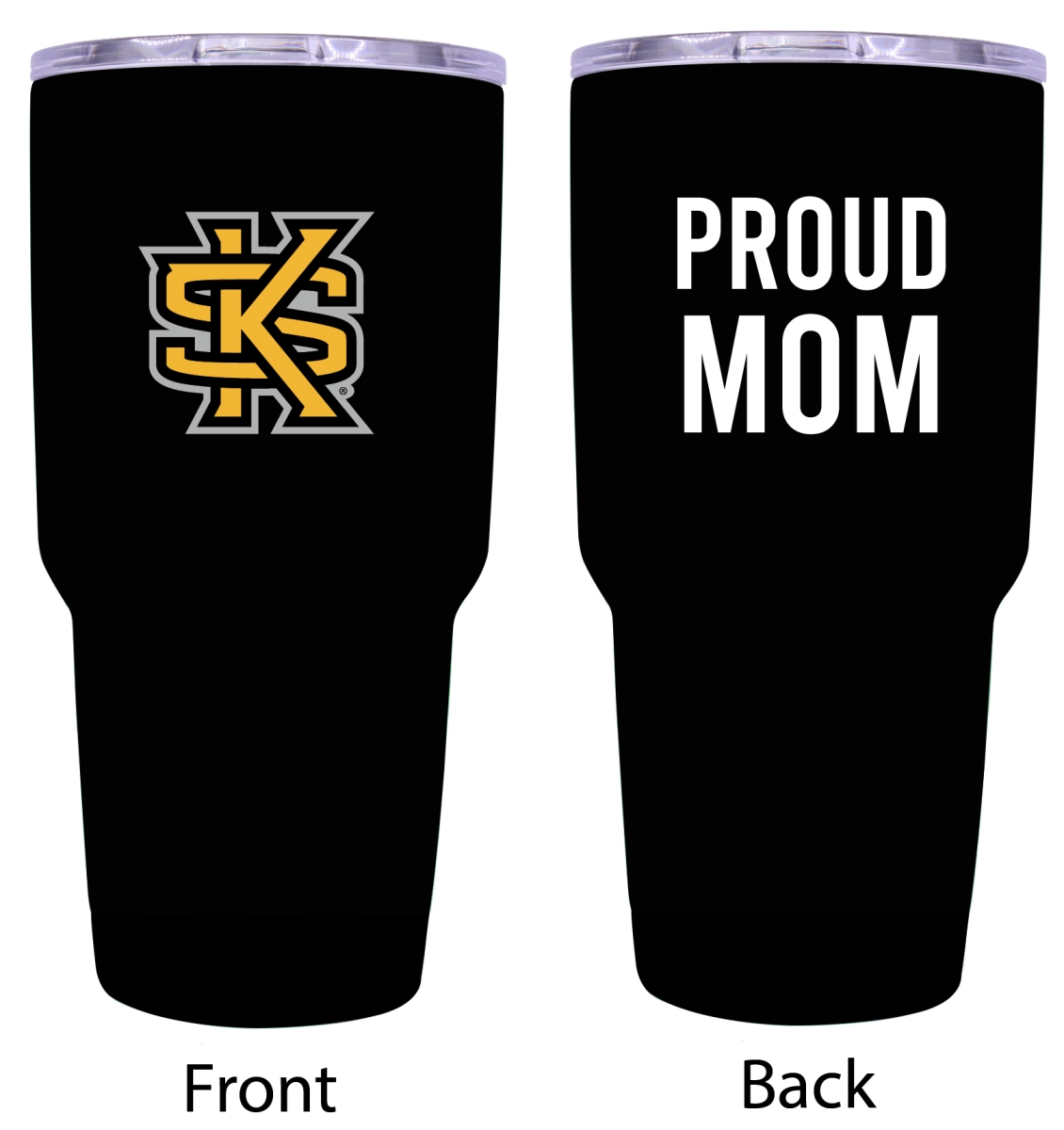 Picture of R & R Imports ITB-C-KENN20 MOM Kennesaw State Unviersity Proud Mom 20 oz Insulated Stainless Steel Tumblers