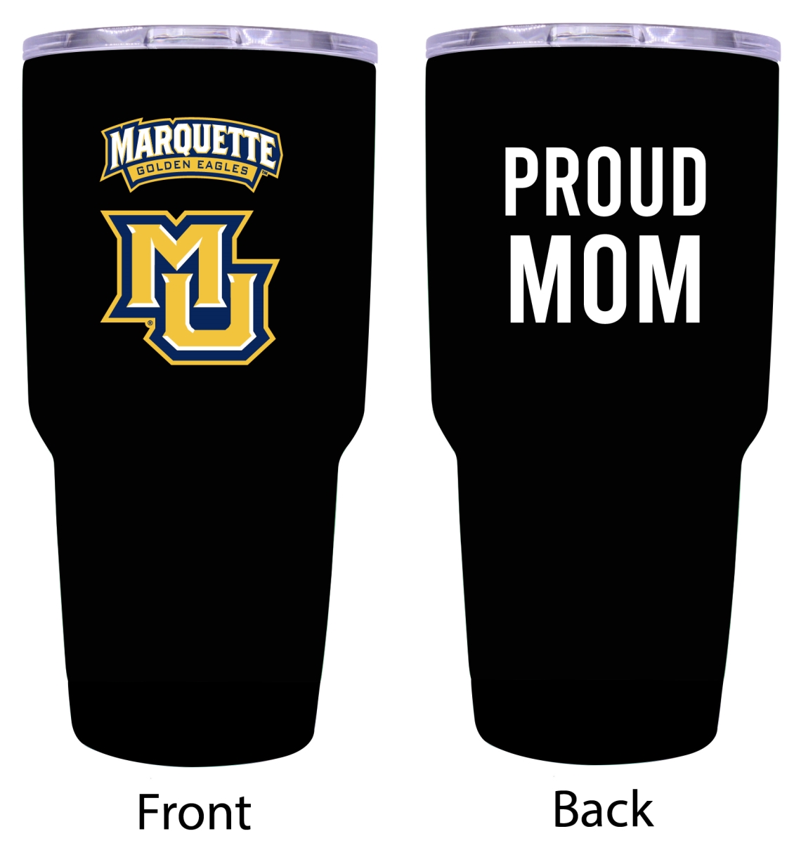 Picture of R & R Imports ITB-C-MRQ20 MOM Marquette Golden Eagles Proud Mom 20 oz Insulated Stainless Steel Tumblers