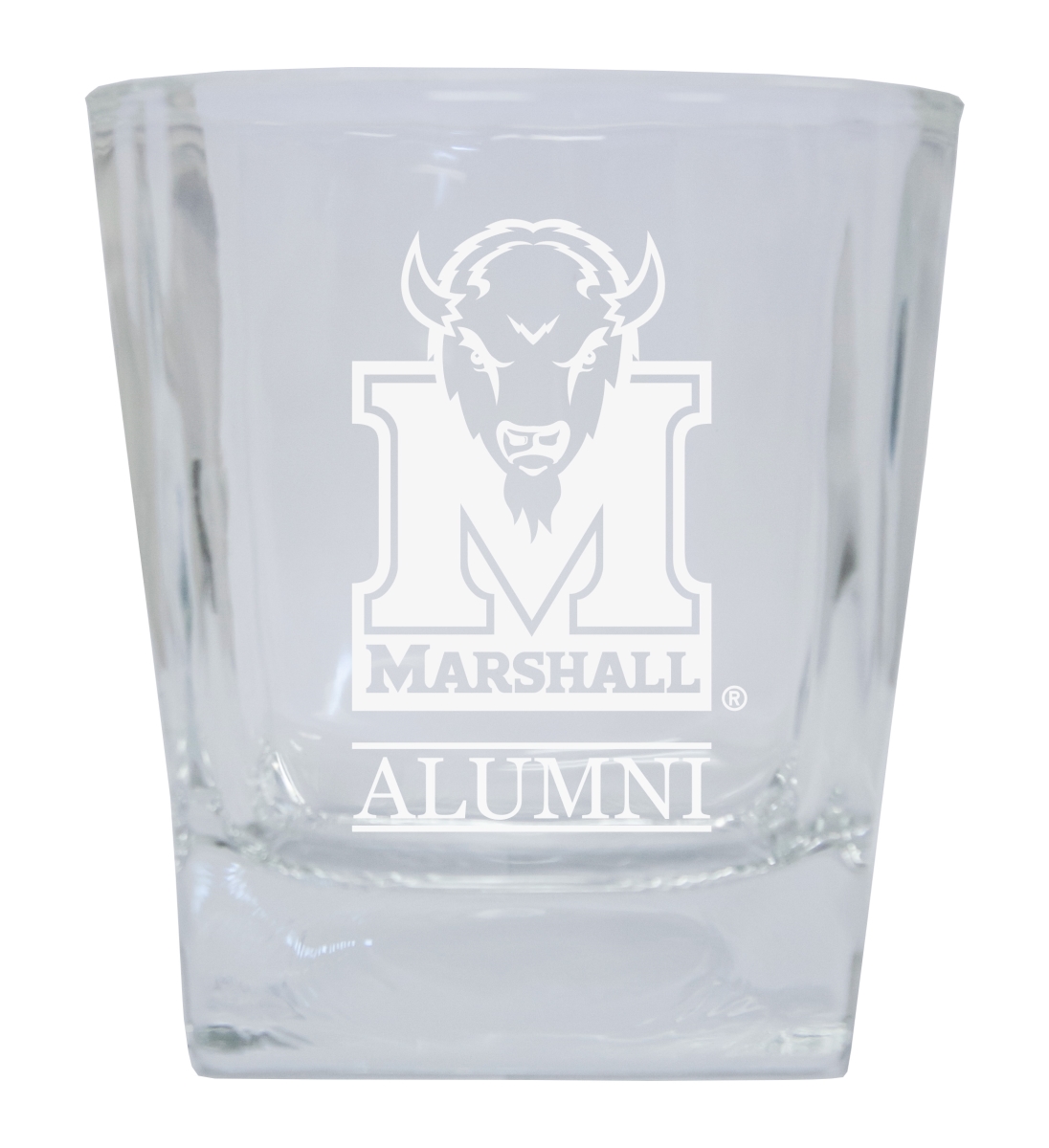 Picture of R & R Imports GLSGE-C-MAR20 ALUM Marshall Thundering Herd Etched Alumni 5 oz Shooter Glass Tumbler