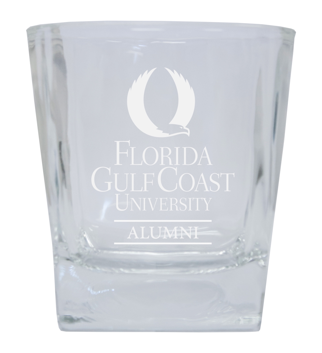 GLTB-C-FGC20 ALUM Florida Gulf Coast Eagles 8 oz Etched Alumni Glass Tumbler -  R & R Imports