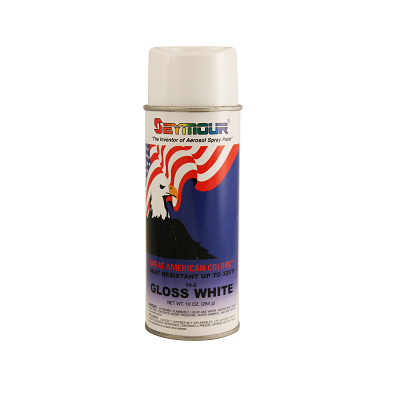 16 oz Great American Spray Paint, Gloss White