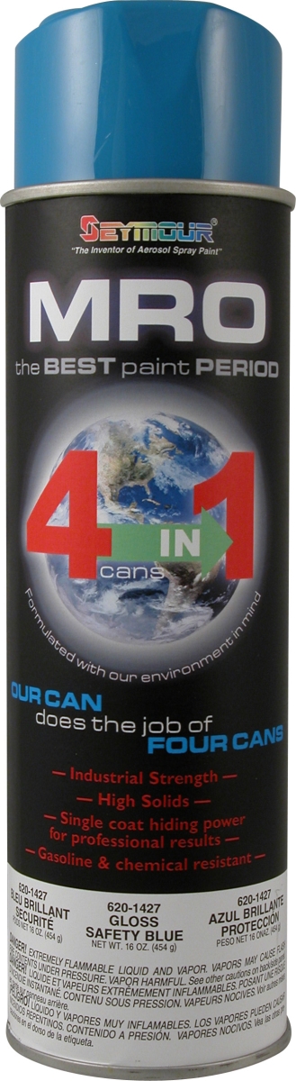 20 oz MRO Saftey High Solids Spray Paint, Blue