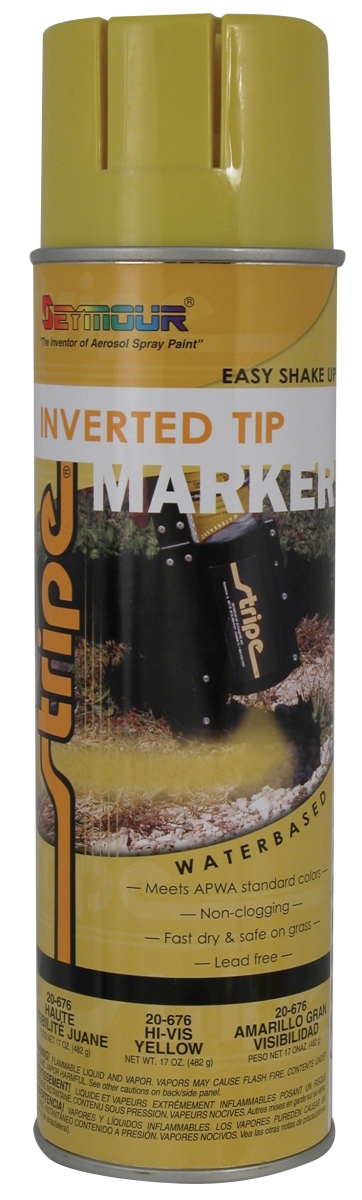 20 oz Marking Paint, Hi-Vis Yellow