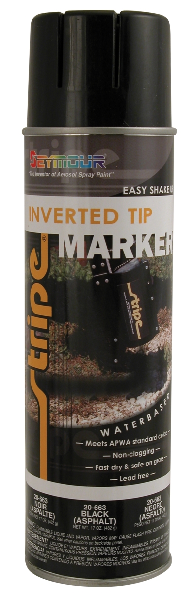 20 oz Inverted Tip Marking Paint, Black