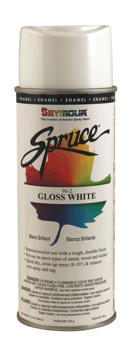 16 oz Enamel Spray Paint, Gloss White