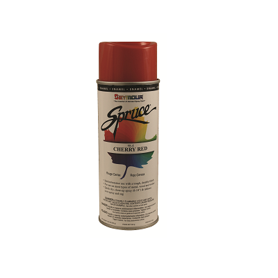 SM98-4 16 oz Enamel Spray Paint, Cherry Red