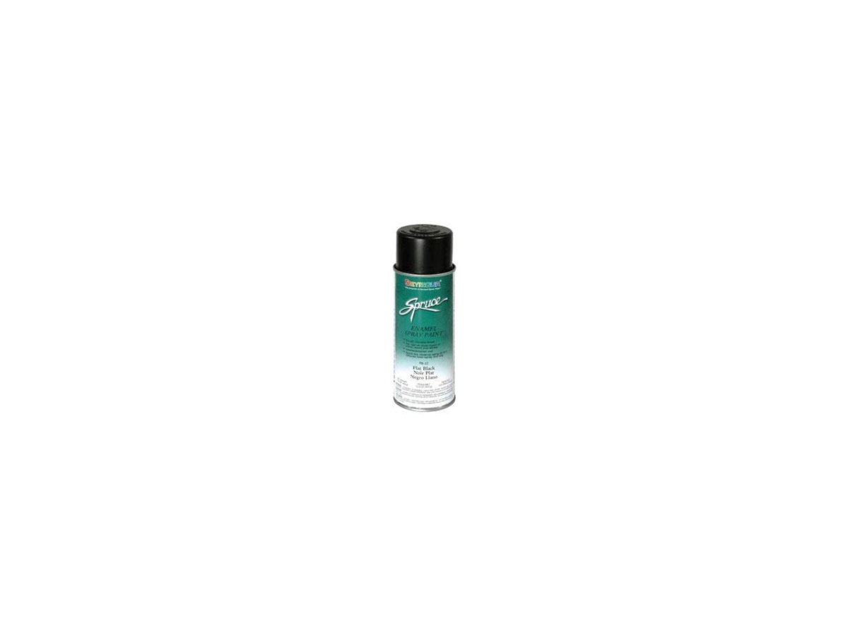 16 oz Enamel Spray Paint, Flat Black