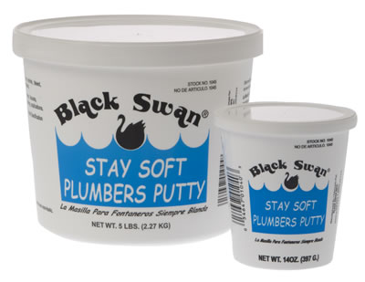 Picture of Black Swan BSW1037 7 oz Stay Soft Plumbers Putty
