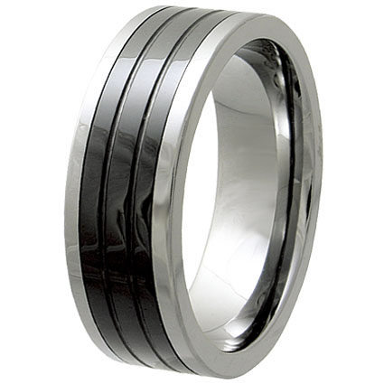 Ceramic Band Ring Size - 10