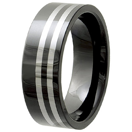 Ceramic Band Ring Size - 10