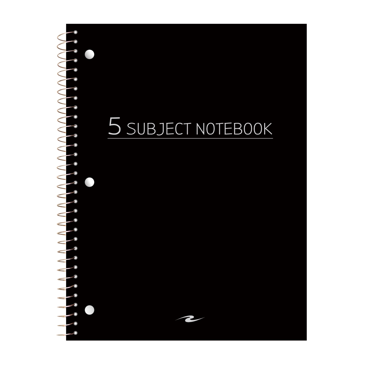 Roaring Spring 83959 5-Subject Notebook, 10.5 x 8 in., College Ruled with Margin, Assorted Poly Covers