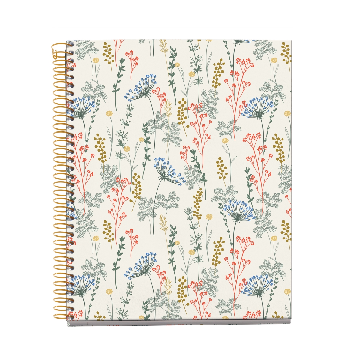 4400 Hidden Forest Cardboard 4-Subject Notebook, 100 Sheets, A5, Lined