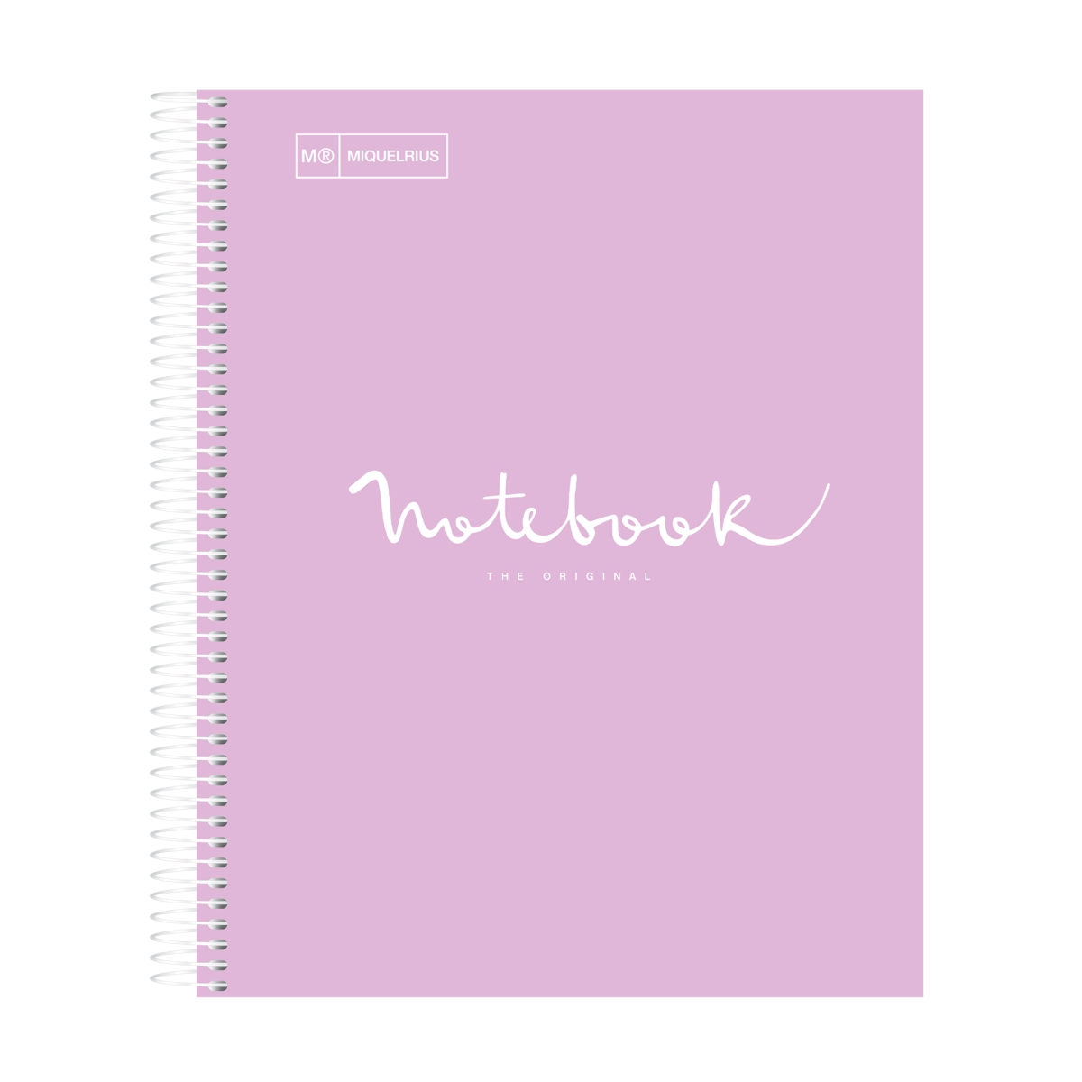 48281 Emotions Cardboard Cover 1-Subject Notebook, 80 Sheets, US Lined, Lavender