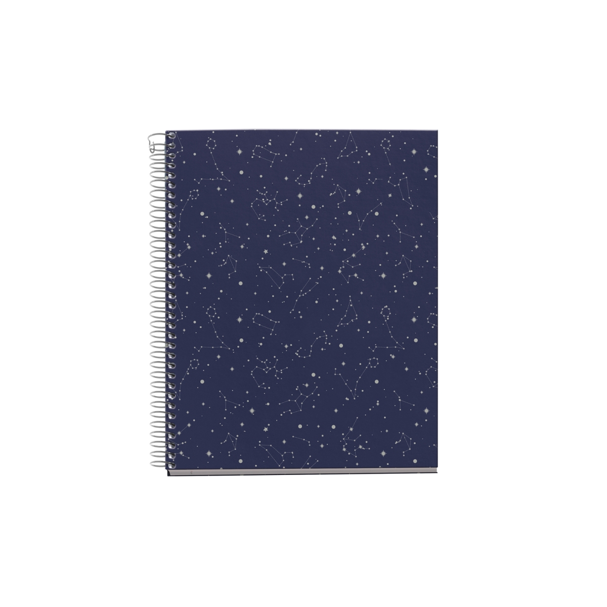 49964 Cosmos Cardboard 4-Subject Notebook, 120 Sheets, A5, Lined