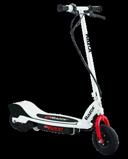 Picture of Razor 13112410  E200 Electric Scooter -White/Red