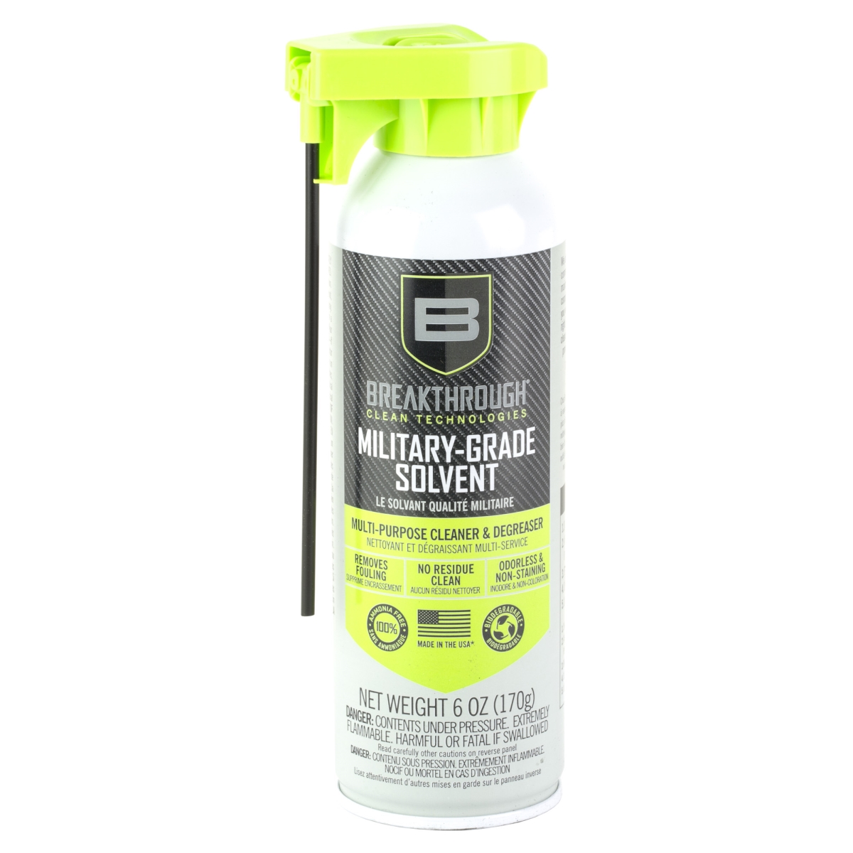 BTA-MS-6OZ 6 oz Aerosol Can Military Grade Solvent