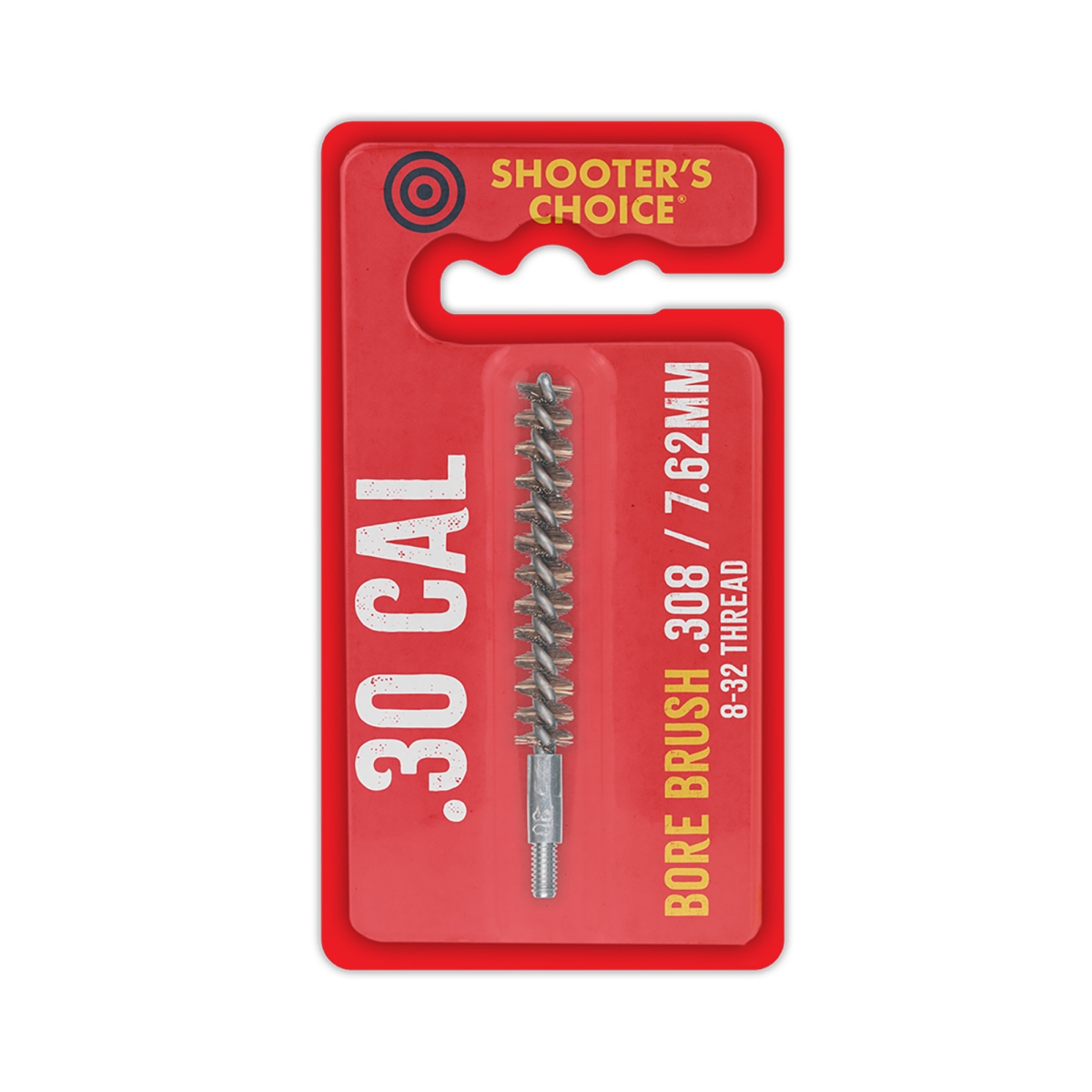 SHF-330-3B 3 in. 0.30 Cal 8-32 Threads Bronze  Bore Brush