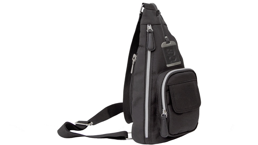 Bulldog Cases BDP-084 Polyurethane Sling Bag with Holster - Black