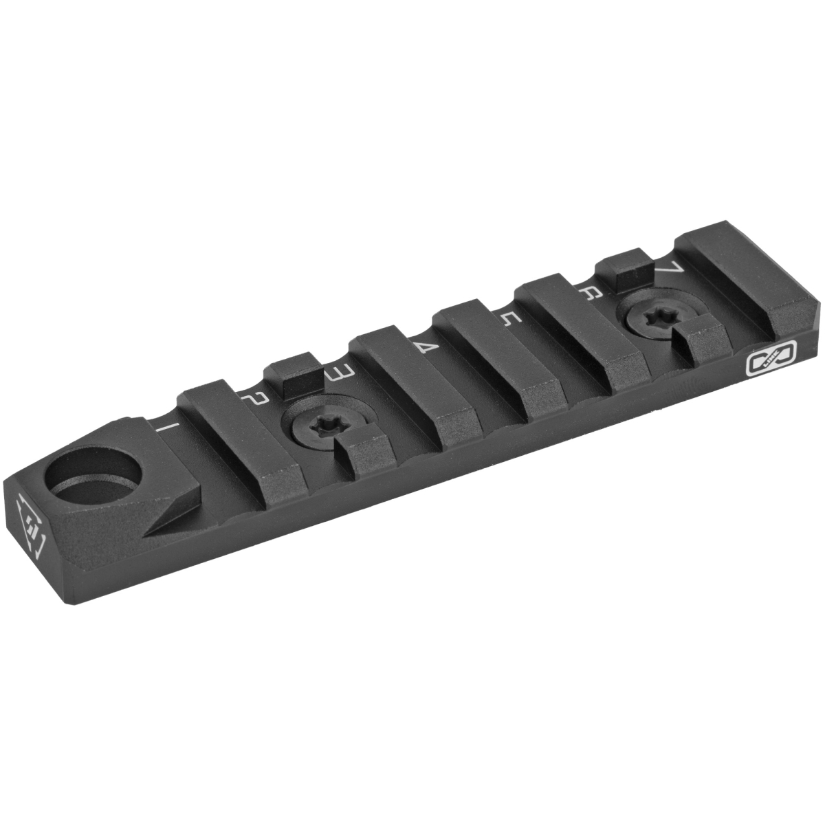 SI-Link-RS-7-QD-BK 7 Slots LINK Rail Section for M-LOK & KeyMod Rail Systems - Black