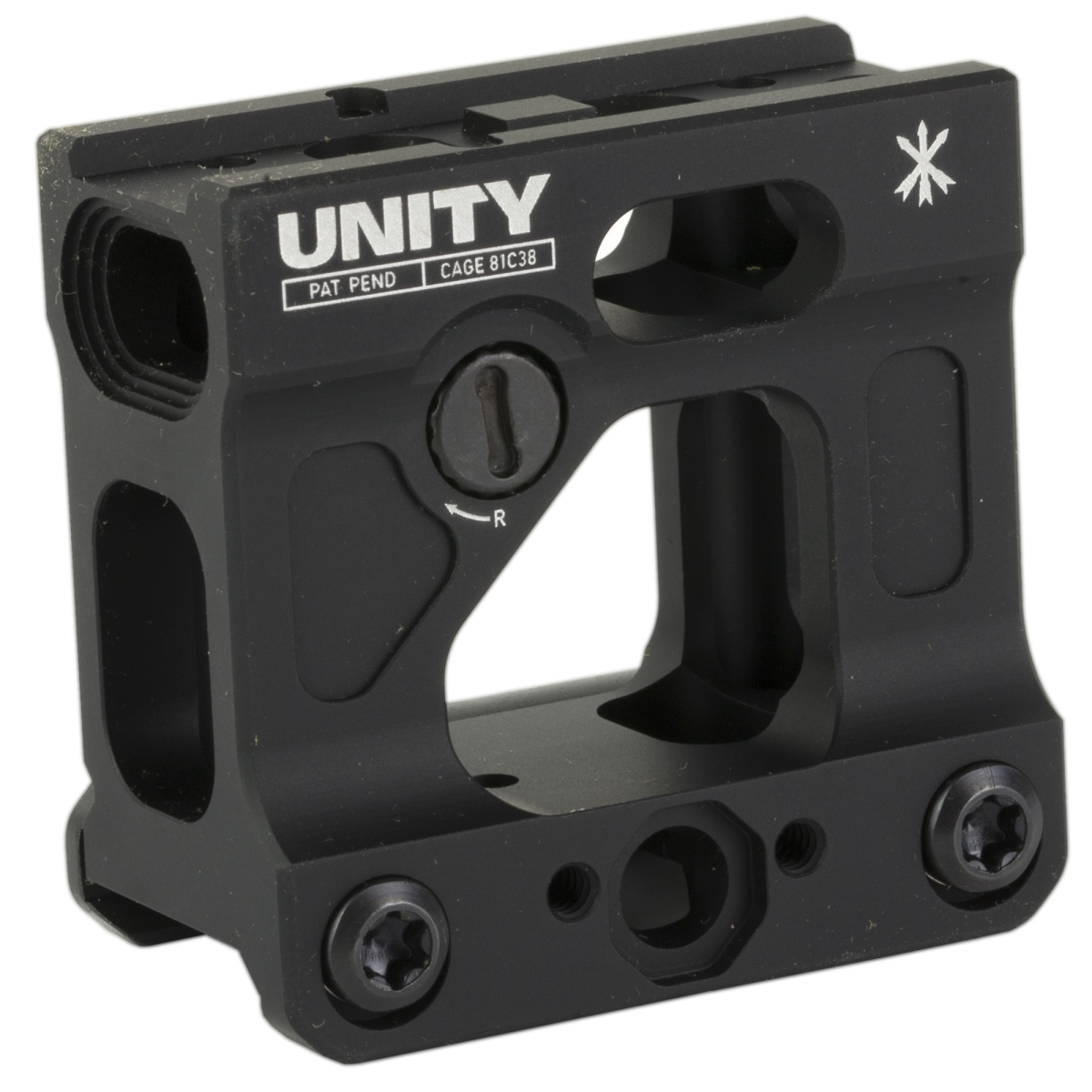 FST-MICB FAST Micro Red Dot Mount with T1-T2 Footprints - Anodized & Black