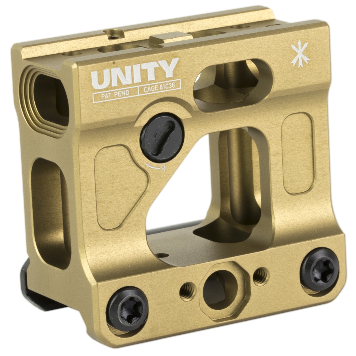 FST-MICF FAST Micro Red Dot Mount for with T1-T2 Footprints - Anodized & Flat Dark Earth