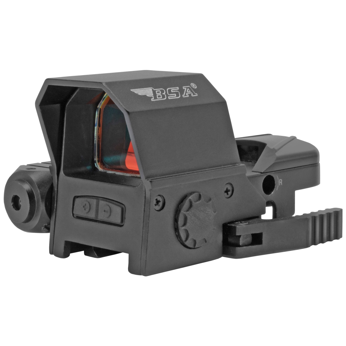 RS-3324RL 33 x 24 mm Red Dot Prism with Laser Objective Lens 4 Reticles - Black