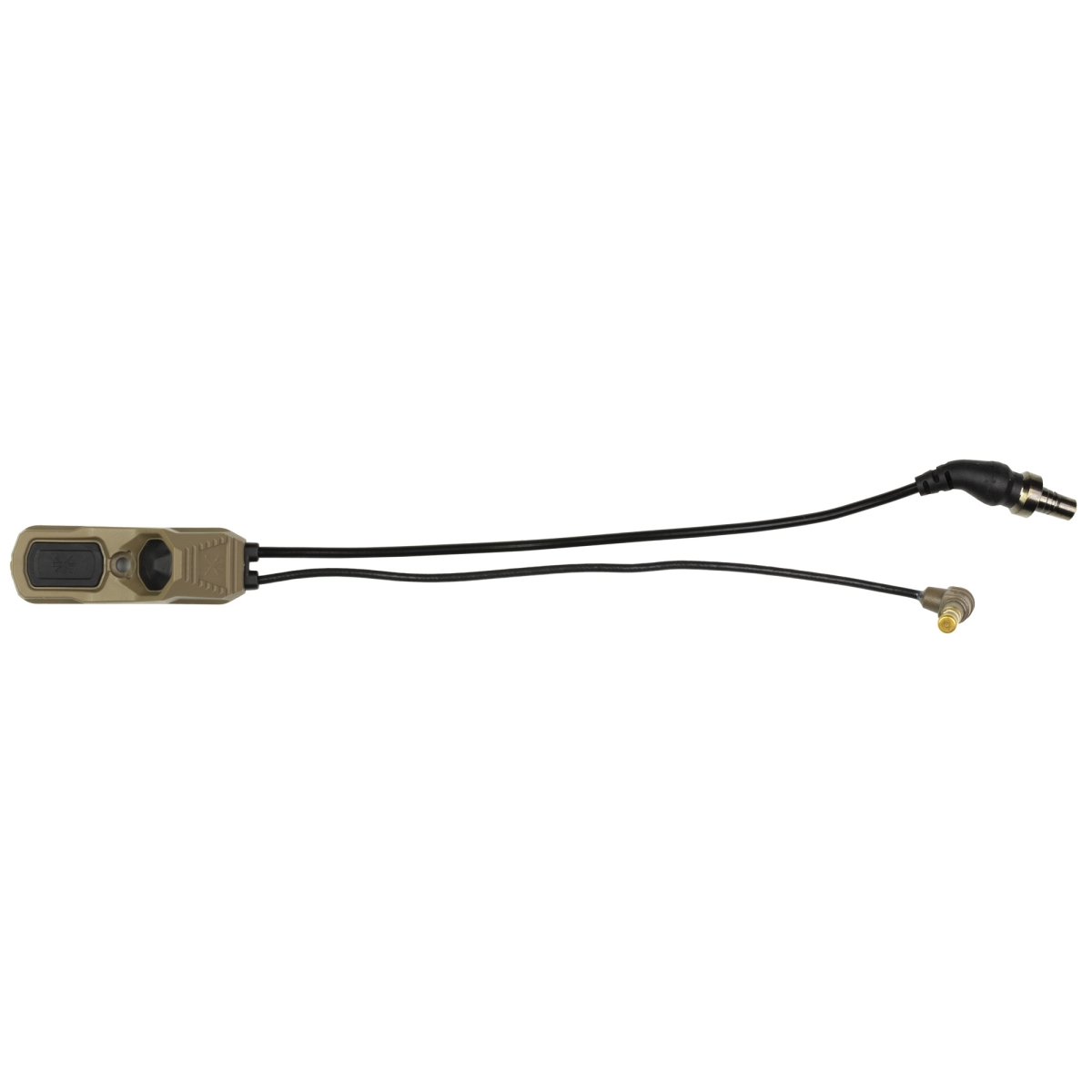 AXNS-SN7F 7 in. AXON Dual Button Remote Switch with Surefire & NGAL Laser Sync Model for Picatinny - Matte & Flat Dark Earth