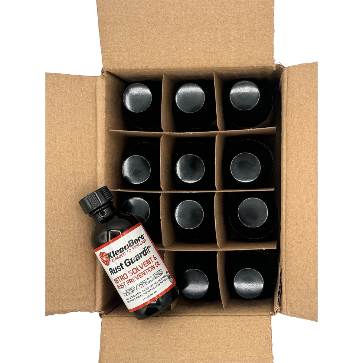 Kleen-Bore RG-2B-CASE 2 oz Rust Guardit Nitro Solvent & Rust Prevention Oil - 12 Count