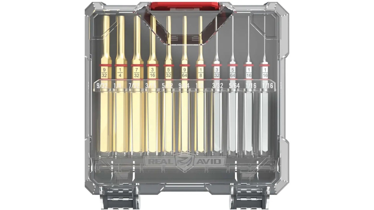 AVAPK-B Accu Punch Set with 7 Brass & 4 Steel for Includes Case - 11 Piece