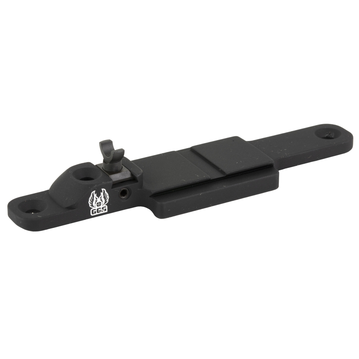 GGG-2824 Optic Rail Mount with 0.5 in. Ghost Ring for Holosun 509T - Black Matte