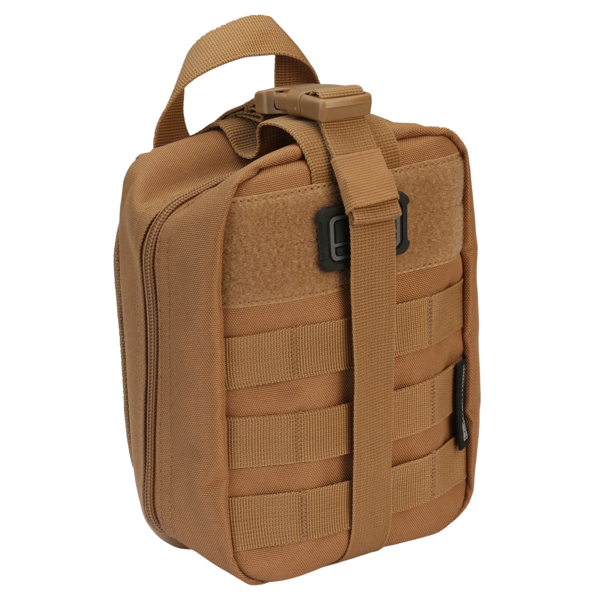51318-EV Polyester First Aid Pouch with MOLLE Webbing - Coyote