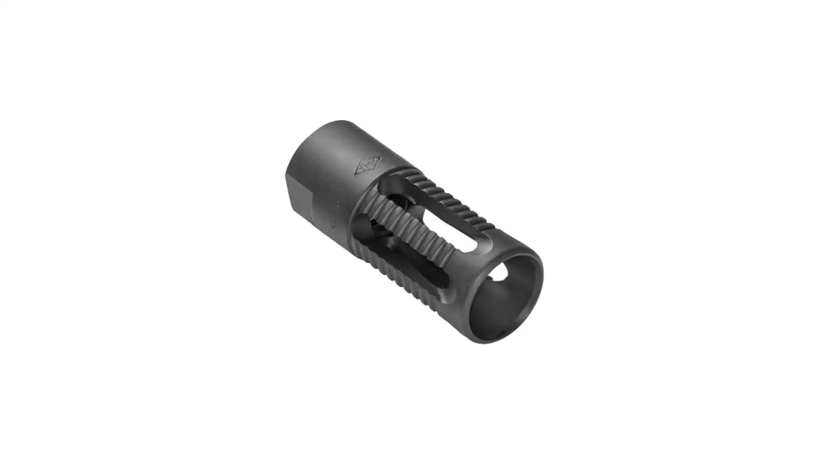YHM-3080-5C1 0.62 x 24 308 WIN 762NATO Phantom Flash Hider without Teeth for AR10 Style Rifles - Black