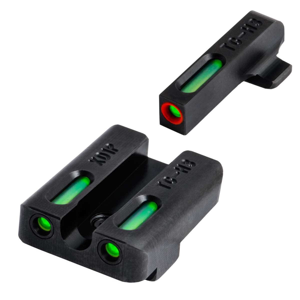 TG-TG13XD2PC TFX Pro Sight Set for Springfield Hellcat - Orange Ring on Front Sight