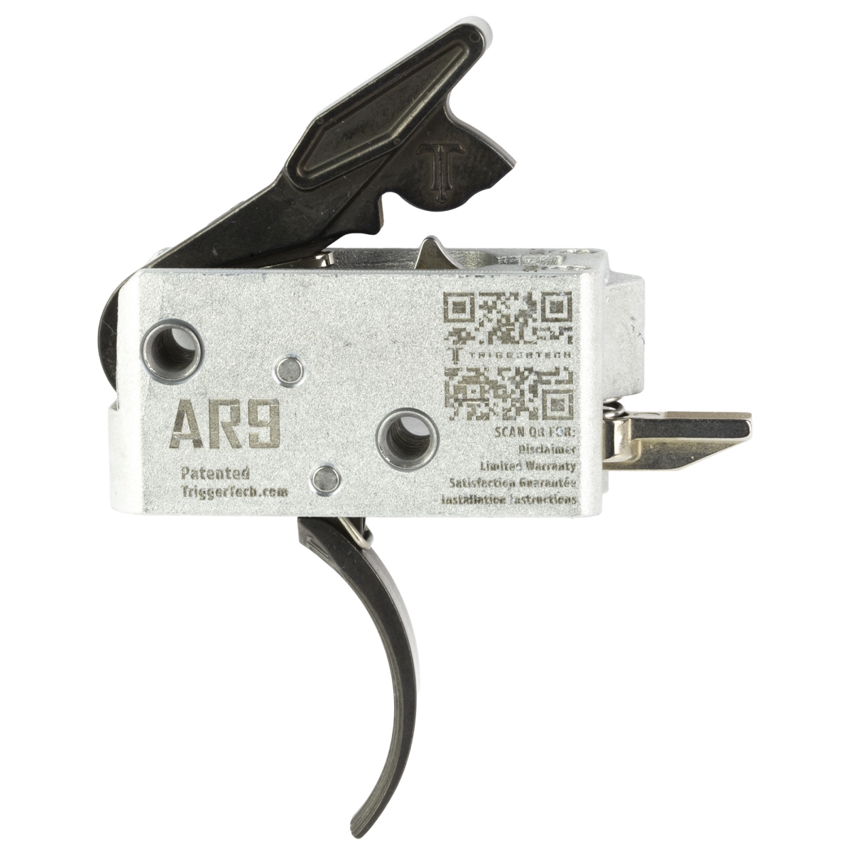 TriggerTech AR9 Two Stage Duty Black/Die-Cast 3.5lb Trigger AH9-TDB-33-NNC